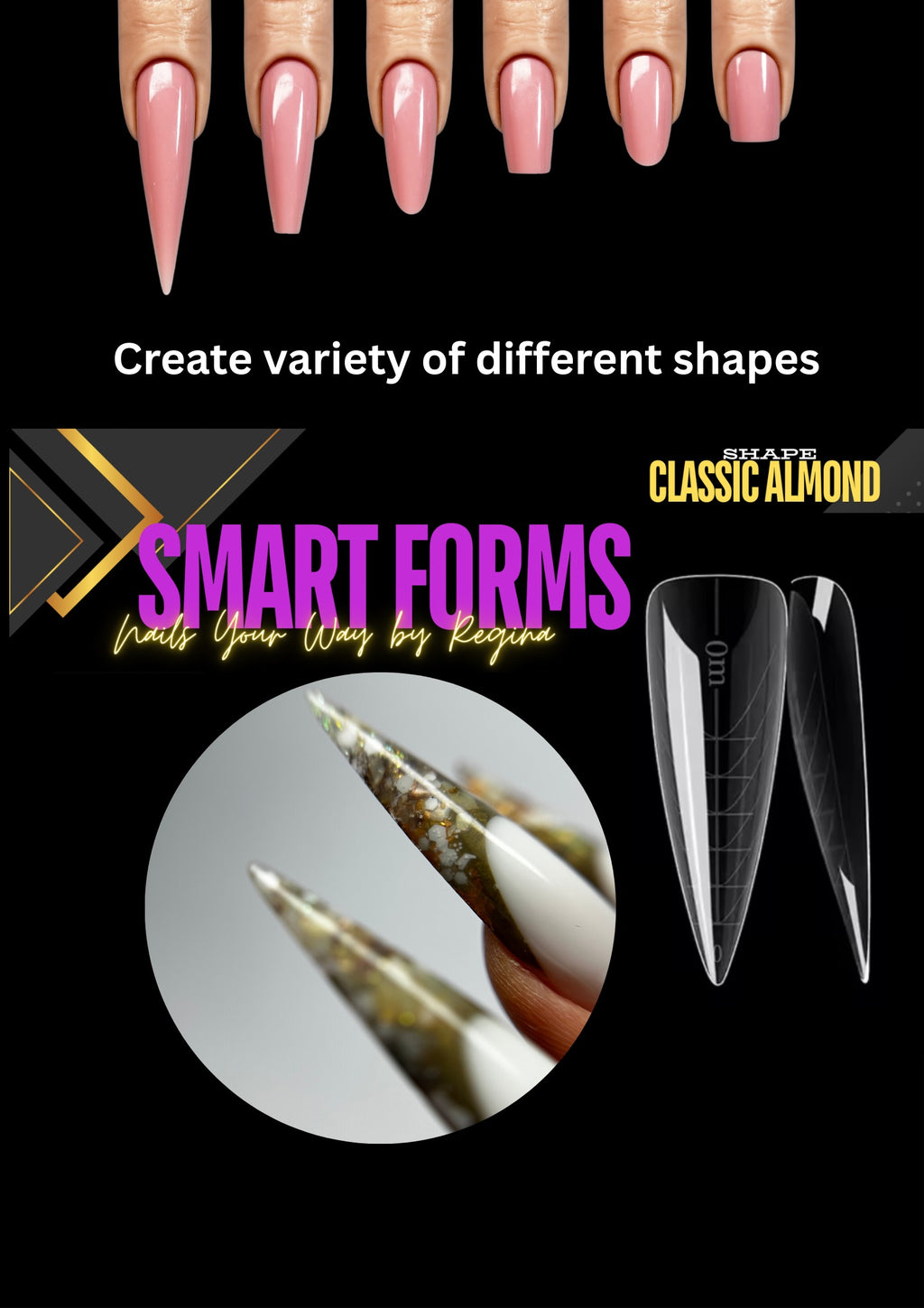 Smart Nail Dual Forms classic almond