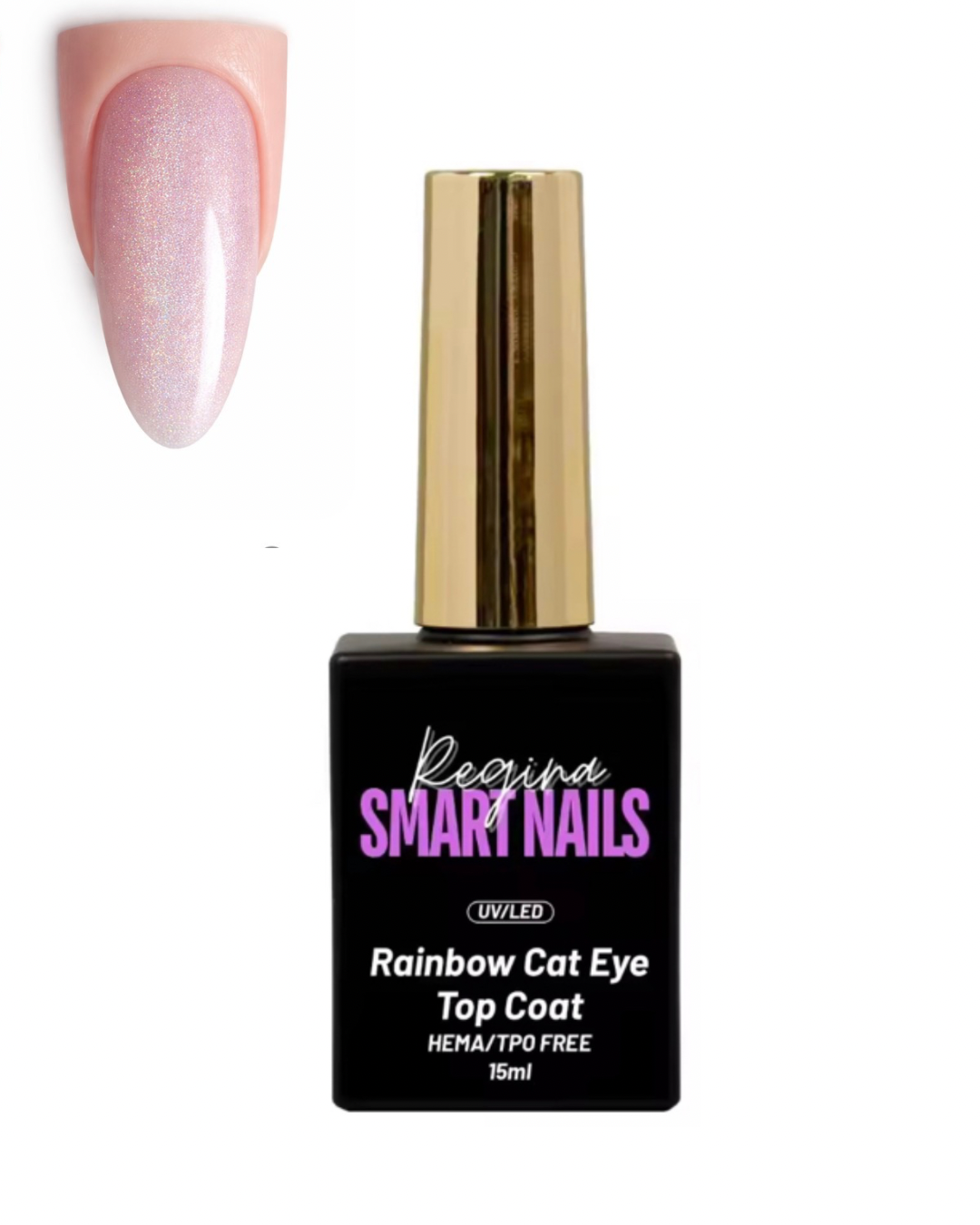 Rainbow Cat Eye Top Coat 15ml